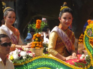 Songkran-Festival in Vientiane (Laos)...